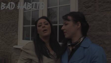 The ladies are just having a smoke break