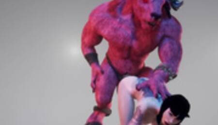 Demon Minotaur x BBW