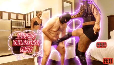 FetiGang  Fetcon Ball busting Party
