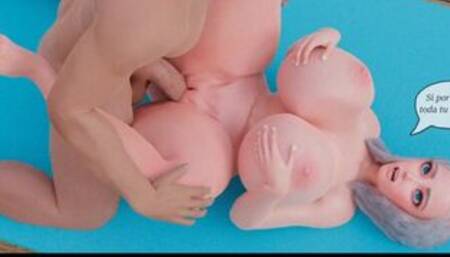 Reading Yoga With a Horny MILF - 3D Hentai Porn Comic