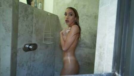 She's not into it but she lets me fuck her