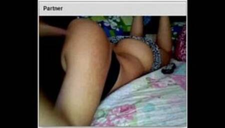 sexroulette24.com - Naughty girl teasing me on webcam Chatroulette.flv