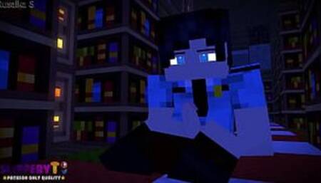 Ghost girl gets horny when she sees the guard and...