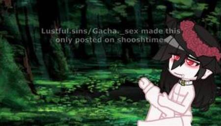 Vampire has some fun with his human blood sacrifice