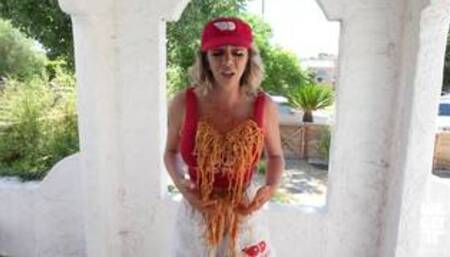 Tiffany Watson has HUGE tits and rides dick like she stole it