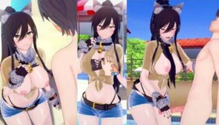 【エロゲーコイカツ！】アイドルマスター 白瀬咲耶3DCG巨乳アニメ動画[Hentai Game Koikatsu!sunshine Idol Master Sakuya Shirase]