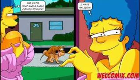 Bitch In Heat - The Simptoons