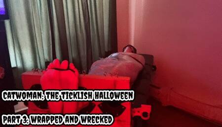 CATWOMAN: THE TICKLISH HALLOWEEN - PART 3: WRAPPED AND WRECKED