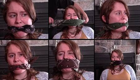 Darcy- Multiple Cloth Bandanna Gags Changed Onscreen