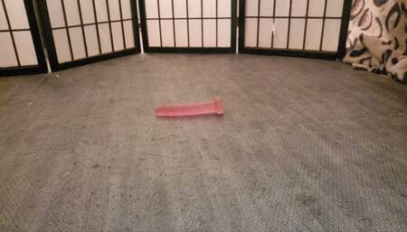 Stomping all over your manhood with fat feet