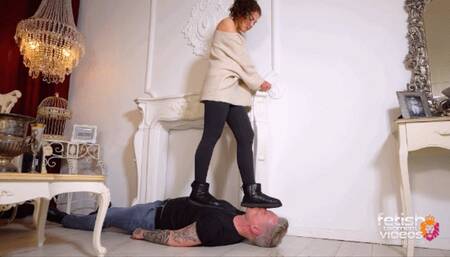 I press my dirty UGGs boots in my victim's face! ( UGGs Boot Domination with Miss Anastasia S ) - 4K UHD MP4