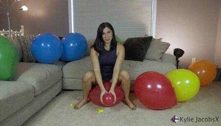 Hot Step-Mom Pops Your Balloons - Kylie Jacobs - MP4 720p HD