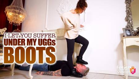I press my dirty UGGs boots in my victim's face! ( UGGs Boot Domination with Miss Anastasia S ) - FULL HD MP4