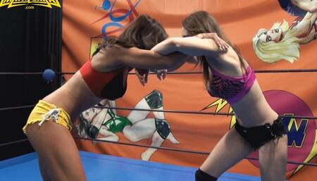 Lilu vs Sesil - Female Pro-Wrestling Fight - RM197 - FullHD