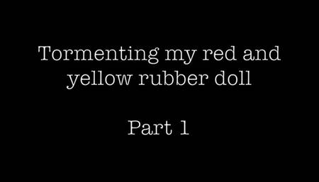 Tormenting my Red and Yellow Doll Pt 1