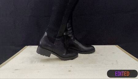 Hard Bootjob in Riding Boots (2 POVs) with TamyStarly - Ballbusting, CBT, Trampling, Femdom, Shoejob, Crush, Ball Stomping, Foot Fetish Domination, Footjob