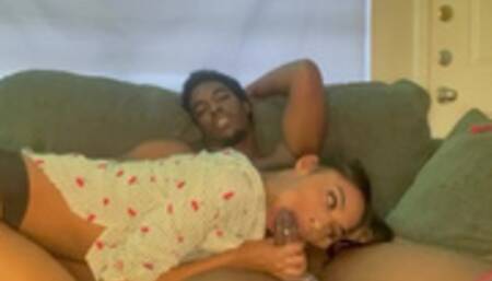 light skin sucks me up with whipped cream GETS SLOPPY ????????