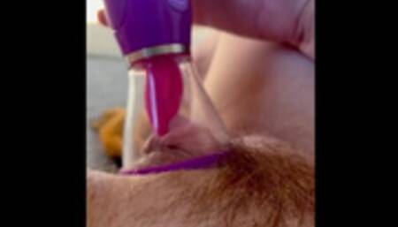 100k Views! You’re welcome ???? Watch me Cum & Squirt w/ my licking & sucking toy