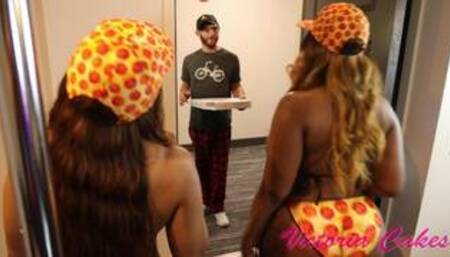 Pizza Sluts receives Special PIZZA DELIVERY