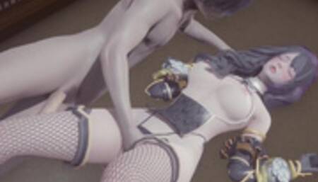 Beautiful Witch - Realistic Hentai - (Uncensored)