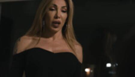 Stepmom TBabe gives her Stepson blowjob