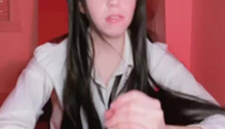 Kakegurui Cosplay Teen POV Blowjob Dirty Talk