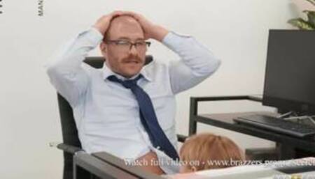 Ganging Up On The Secretary - Angel Youngs, Jenna Starr / Brazzers