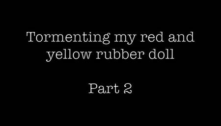 Tormenting my Red and Yellow Doll Pt 2