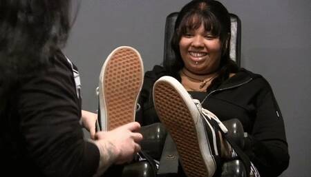 New girl Navae your going to LOVE her! feet tickled in SOCKS! LOW