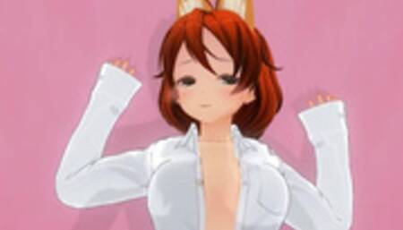 3D HENTAI Fucked Redhead Girlfriend after a Walk