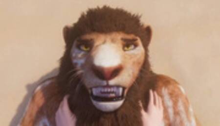 Wild Life / Female POV with Huge Lion Furry