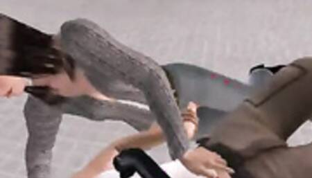 Buffy Dawn Avengers Black Widow crossover femdom