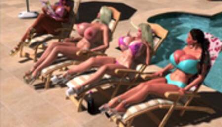 3rd-art: Darlings at the Pool