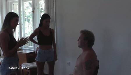 Natasa and Olga the slave's face slapping mp4