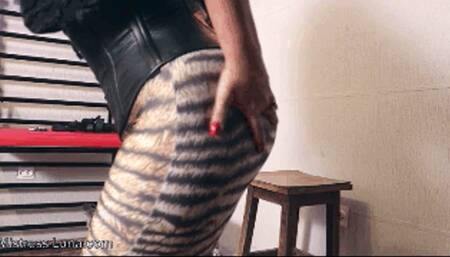 Gorgeous ass worship and teasing