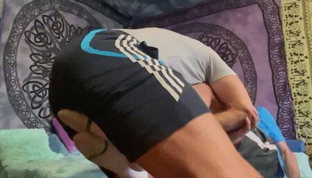 Wrestling in Bed with Foot Domination and Face-Sitting