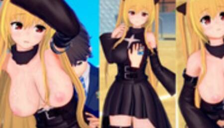 [Hentai Game Koikatsu! ]Have sex with Big tits To Love Ru Yami3DCG Erotic Anime Video.