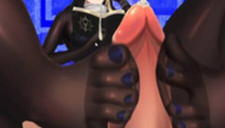 Tower of Trample 17 Pantyhose Footjob with Busty Nun by BenJojo2nd