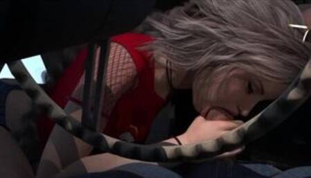 Long Road Home - Sex Scenes - Part 20 - Car Blowjob By HentaiSexScenes