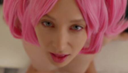 HENTAIED - Cute Loves to Fuck & Squirt Intensively by Talia Mint