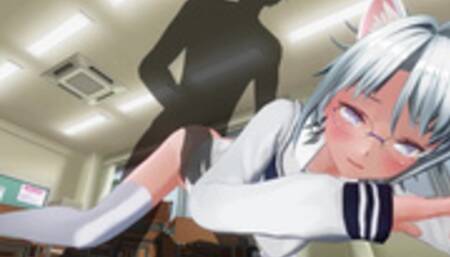 3D HENTAI Teacher Fucks a Schoolgirl in the Ass