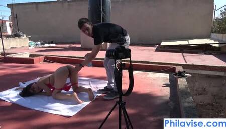 PHILAVISE-Rooftop bj with tiny latina Ferr Lima