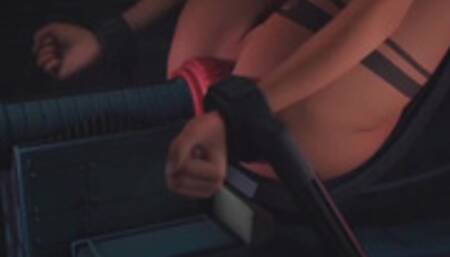 Lara Croft in the Orgasm Machine