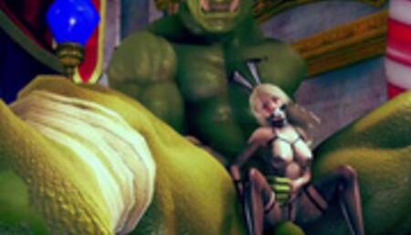 Harvest Festival - Huge Monster Fuck the Cute Bunny Girls.