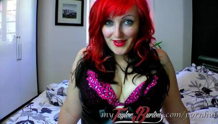 Taylor-Burton - German BBW dildo action with dirty talk!