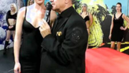 Teen slut gets cums in mouth and receiving cocks