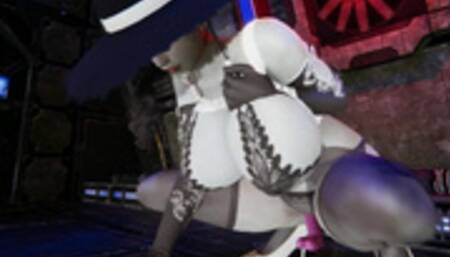 Lady Dimitrescu RIDING DILDO AND CUM (Resident Evil 8: Village) [3d Hentai]