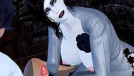 Lady Dimitrescu Face Fuck in Dungeon ( 3D Hentai)