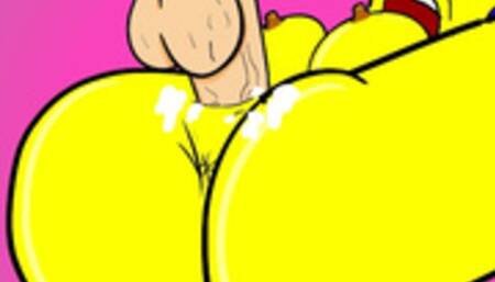 Marge Fucks Rich with her Neighbor