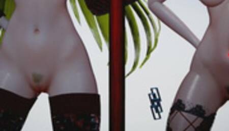 MMDR18 Misaki and Misaka - Lamb White Stage 1316